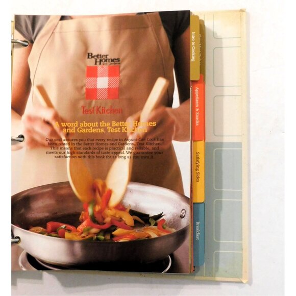 Anyone Can Cook Better Homes and Gardens Cookbook 1st Edition 2007 HB Binder - Picture 6 of 15